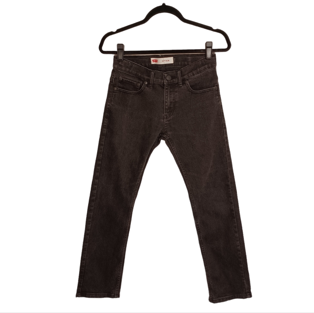 LEVI'S 511 Slim Black Jeans 12 Reg (W26xL26)